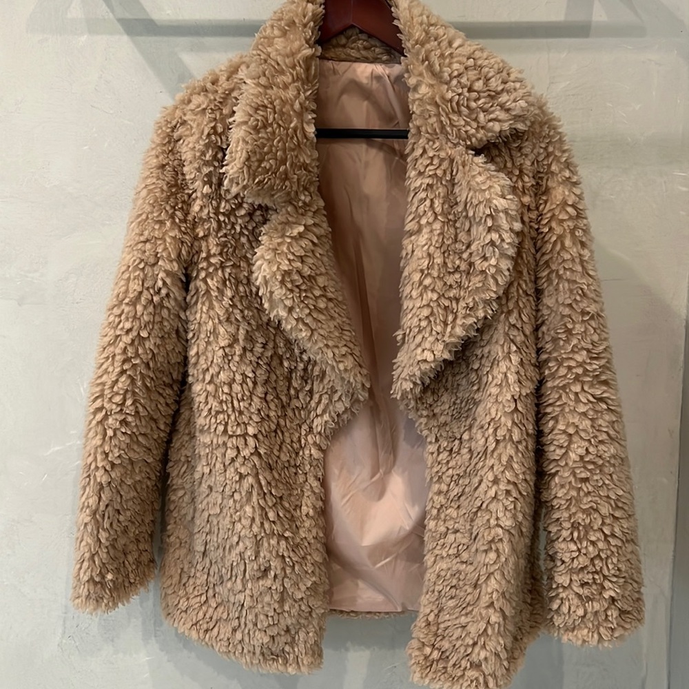 NVLT Faux Wool Boucle Coat